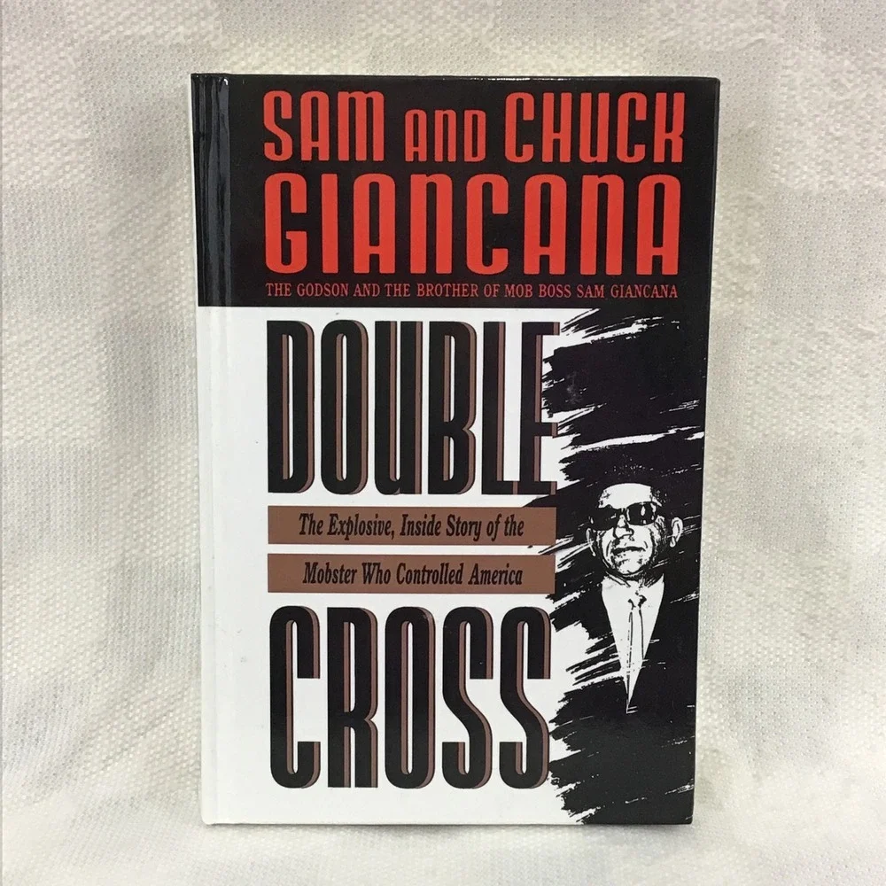 Double Cross Sam Chuck‎ Giancana HB 1st Printing 1992 Mafia True Crime Book